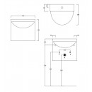 Стенен Умивалник WALL MINI